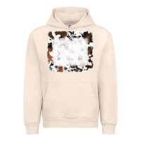 Sandshell black and brown cowhide Urban Hoodie - RanaPortraitStore