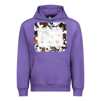 Tulip black and brown cowhide Urban Hoodie - RanaPortraitStore