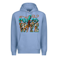 Colony Blue rodeo wife western Premium Hoodie - texasbilliewilder
