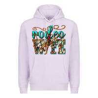 Lilac rodeo wife western Premium Hoodie - texasbilliewilder
