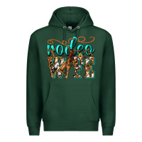 Sports Green rodeo wife western Premium Hoodie - texasbilliewilder
