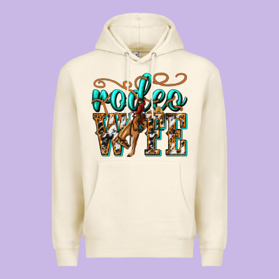 Premium Hoodie rodeo wife western