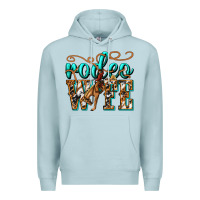 Blue Mist rodeo wife western Premium Hoodie - texasbilliewilder