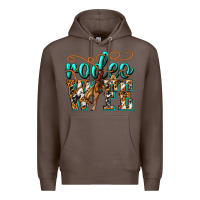Coffee rodeo wife western Premium Hoodie - texasbilliewilder