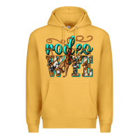 Mustard rodeo wife western Premium Hoodie - texasbilliewilder