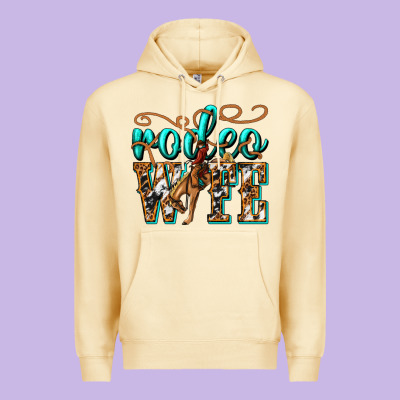 Premium Hoodie rodeo wife western