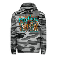 Slate Camo rodeo wife western Premium Hoodie - texasbilliewilder