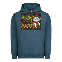 Pigment Midnight Navy christmas stay Urban Hoodie - RanaPortraitStore
