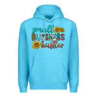 Ocean Blue small business hustler Premium Hoodie - texasbilliewilder