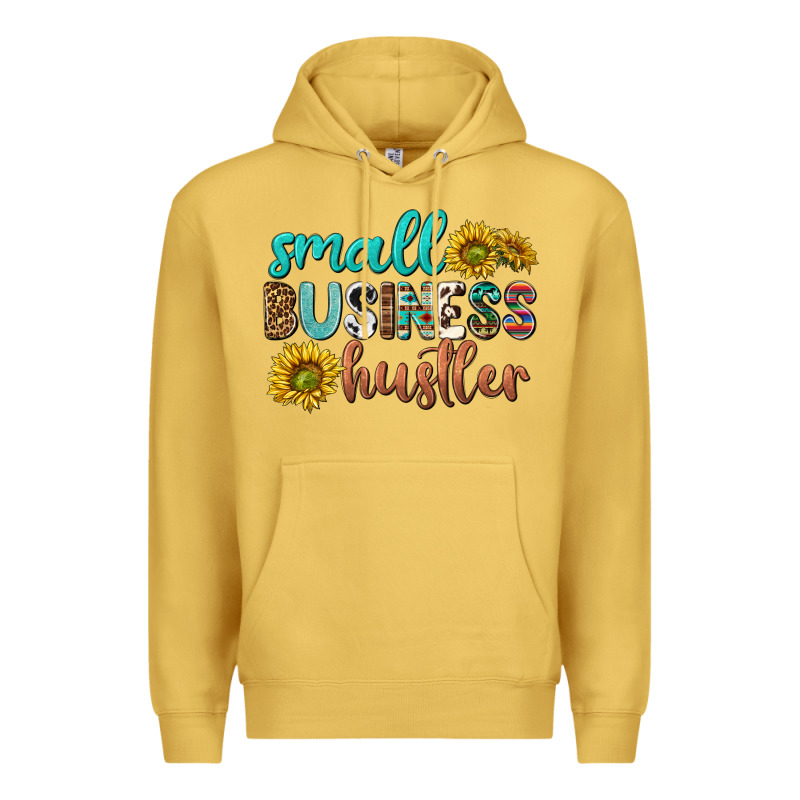 Small Business Hustler Premium Hoodie by texasbilliewilder | Teevron