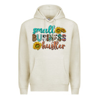 Oatmeal Heather small business hustler Premium Hoodie - texasbilliewilder