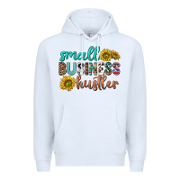White small business hustler Premium Hoodie - texasbilliewilder