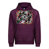 Mauve Wine cowhide and serape background Urban Hoodie - RanaPortraitStore