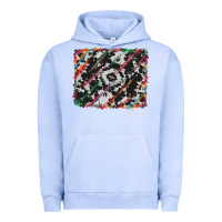Pigment Grape Ice cowhide and serape background Urban Hoodie - RanaPortraitStore