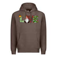 Coffee Christmas Love Gnome Premium Hoodie - RanaPortraitStore