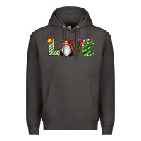 Smoke Christmas Love Gnome Premium Hoodie - RanaPortraitStore