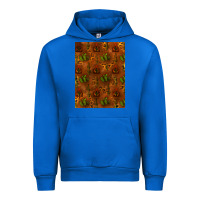 Cobalt cactus background Urban Hoodie - RanaPortraitStore