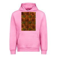 Fuchsia Pink cactus background Urban Hoodie - RanaPortraitStore