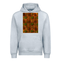 Heather Grey cactus background Urban Hoodie - RanaPortraitStore