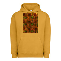 Pigment Peanut Butter cactus background Urban Hoodie - RanaPortraitStore