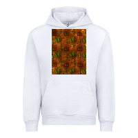 White cactus background Urban Hoodie - RanaPortraitStore