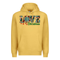 Antique Gold Christmas Love Windmill Premium Hoodie - RanaPortraitStore