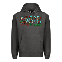 Charcoal Heather Christmas Love Windmill Premium Hoodie - RanaPortraitStore