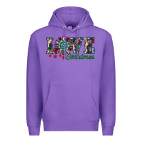 Purple Christmas Love Windmill Premium Hoodie - RanaPortraitStore