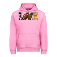 Fuchsia Pink football love Urban Hoodie - RanaPortraitStore