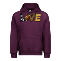 Mauve Wine football love Urban Hoodie - RanaPortraitStore