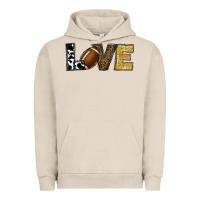 Pigment French Oak football love Urban Hoodie - RanaPortraitStore