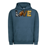 Pigment Midnight Navy football love Urban Hoodie - RanaPortraitStore