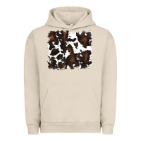 Pigment French Oak cowhide background Urban Hoodie - RanaPortraitStore