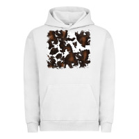 Pigment Lunar Rock cowhide background Urban Hoodie - RanaPortraitStore