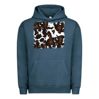 Cowhide Background Urban Hoodie | Teevron