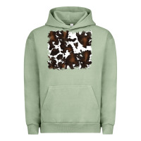 Pigment Oil Green cowhide background Urban Hoodie - RanaPortraitStore