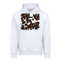 White cowhide background Urban Hoodie - RanaPortraitStore