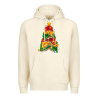 Sandshell christmas book tree Premium Hoodie - Zillion Design Studio