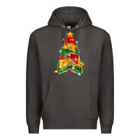 Smoke christmas book tree Premium Hoodie - Zillion Design Studio