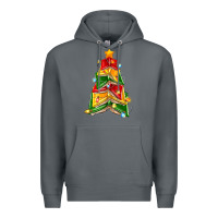 Rock christmas book tree Premium Hoodie - Zillion Design Studio