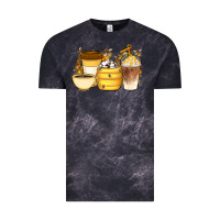 Cloud Black Bee Honey Coffee Cups Vintage Tee - Artiststas