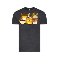 Vintage Black Bee Honey Coffee Cups Vintage Tee - Artiststas