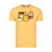 Vintage Mustard Bee Honey Coffee Cups Vintage Tee - Artiststas
