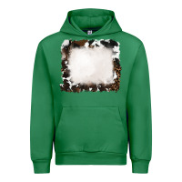 Emerald cowhide and leopard background Urban Hoodie - RanaPortraitStore