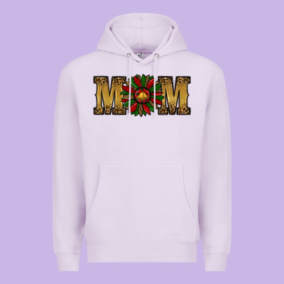 Premium Hoodie Christmas Sunflower Mom