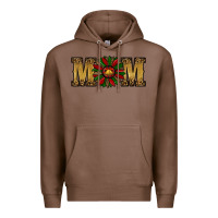 Chestnut Christmas Sunflower Mom Premium Hoodie - RanaPortraitStore
