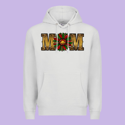Premium Hoodie Christmas Sunflower Mom