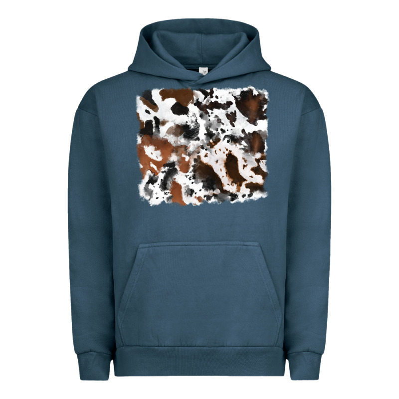 Cowhide Mixed Background Urban Hoodie by RanaPortraitStore | Teevron