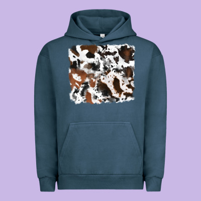 Urban Hoodie cowhide mixed background