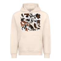 Sandshell cowhide mixed background Urban Hoodie - RanaPortraitStore